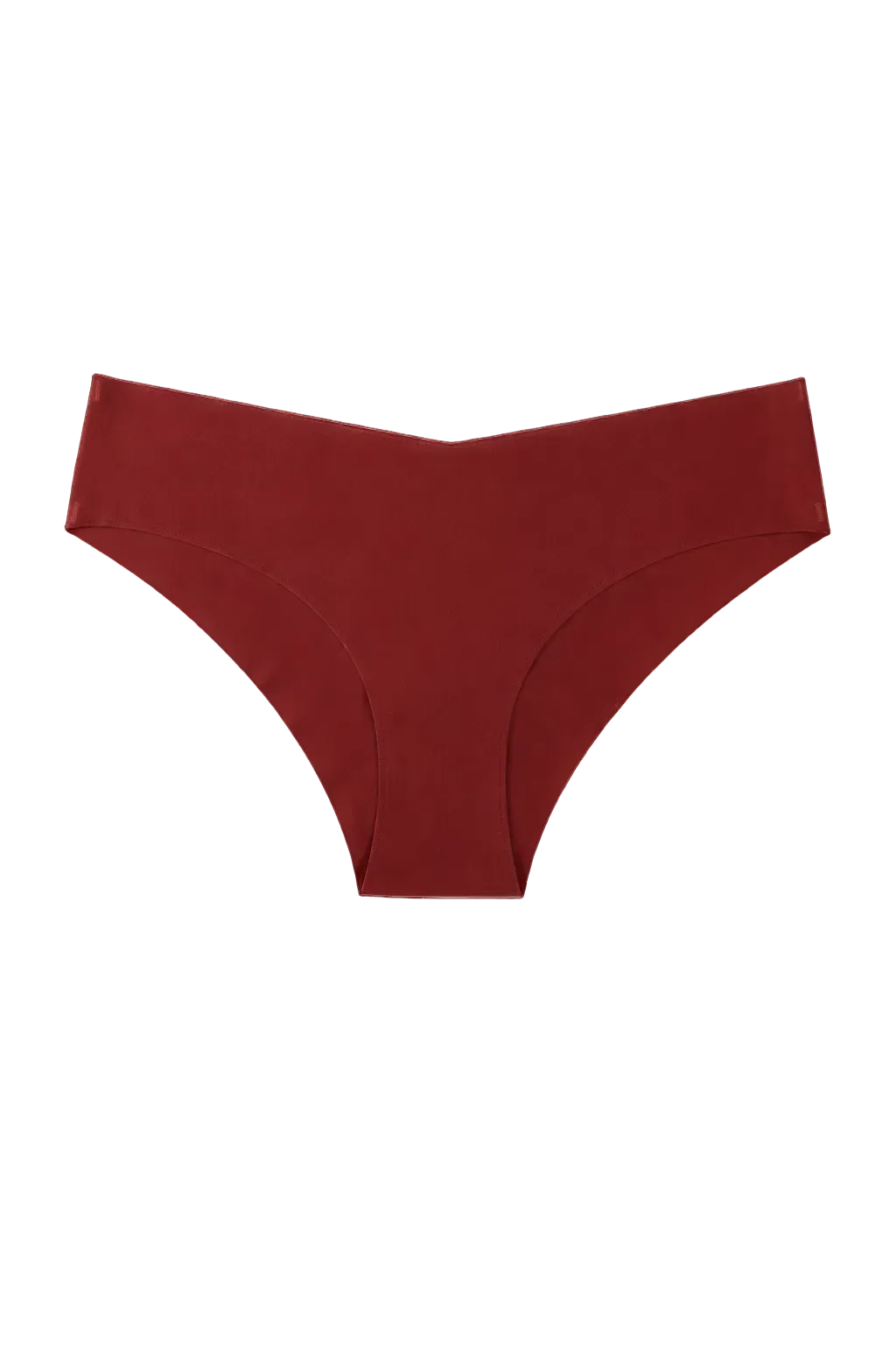 Red bikini bottom on a white background